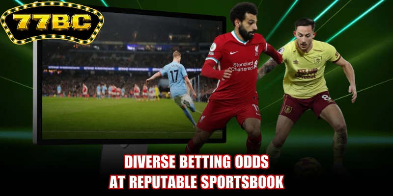 Diverse betting odds at reputable Sportsbook