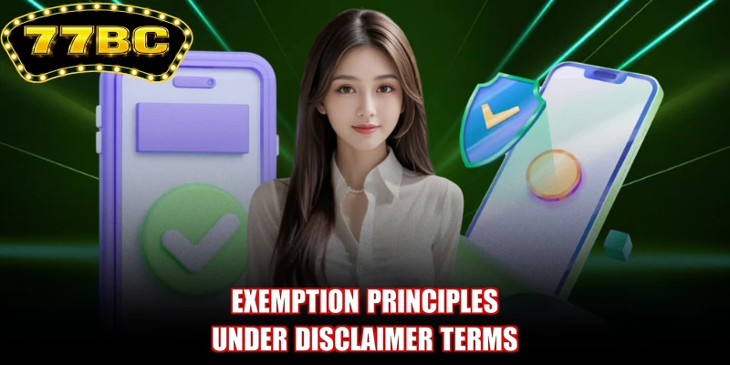 Exemption principles under Disclaimer terms