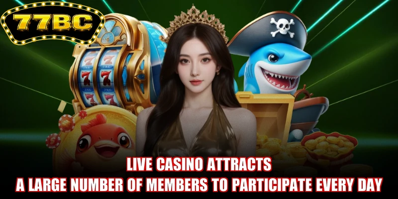 Live Casino attracts a large number of members to participate every day