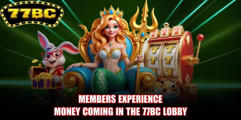 Members experience Money Coming in the 77BC lobby