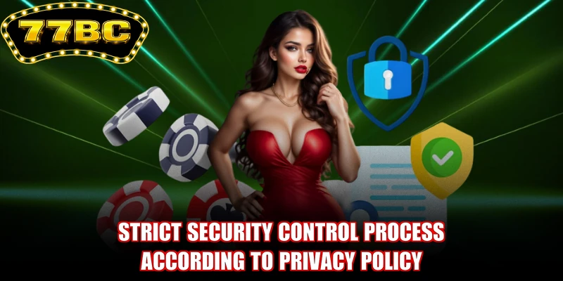 Strict security control process according to Privacy policy