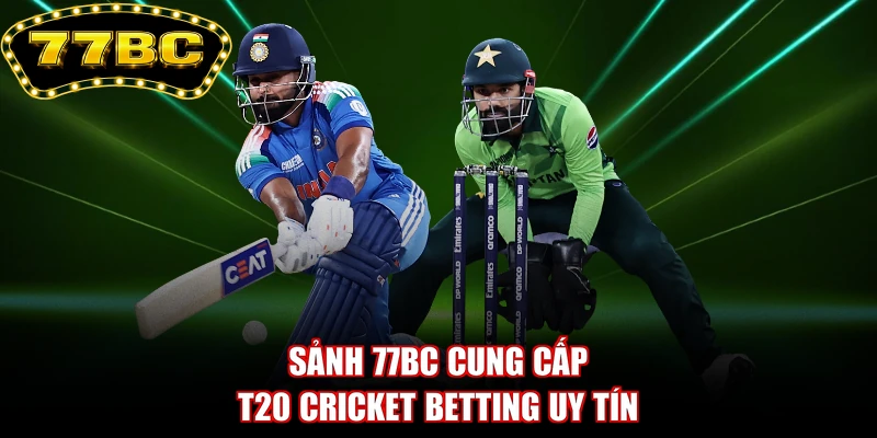 The 77BC lobby offers reliable T20 cricket betting